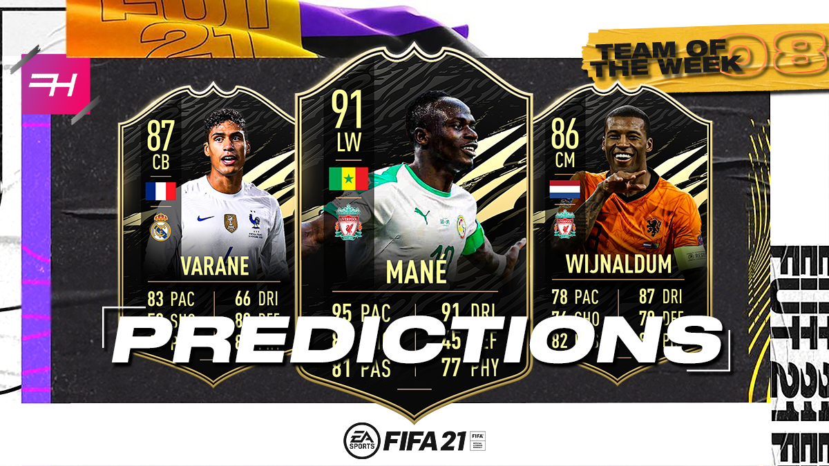 Fifa 21 Team Of The Week 8 Predictions Futhead News