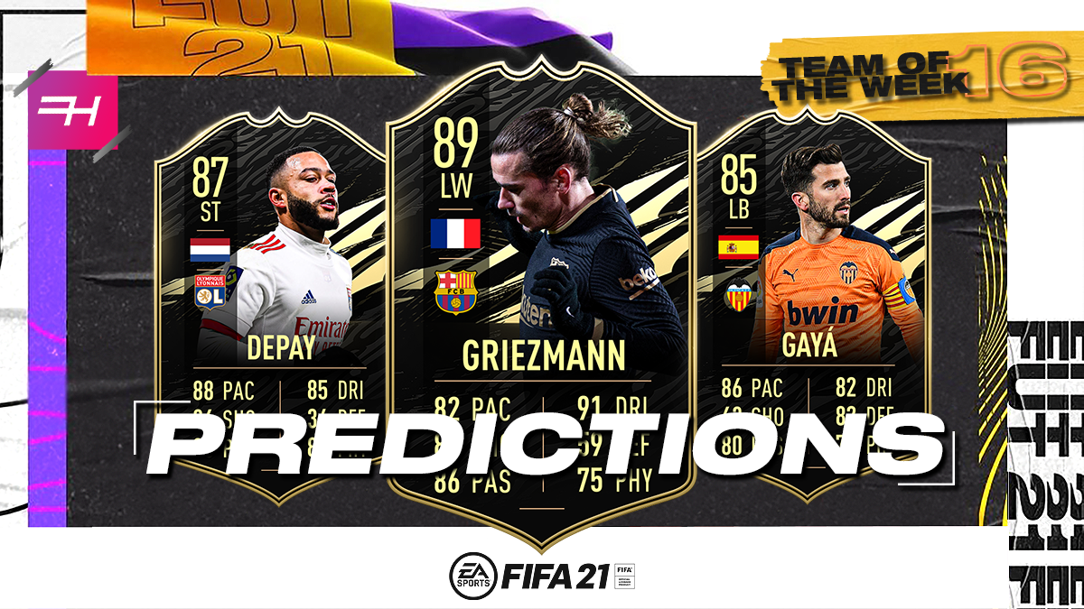 Fifa 21 Team Of The Week 16 Predictions Futhead News