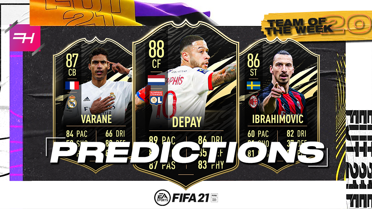 Fifa 21 Team Of The Week 20 Predictions Futhead News