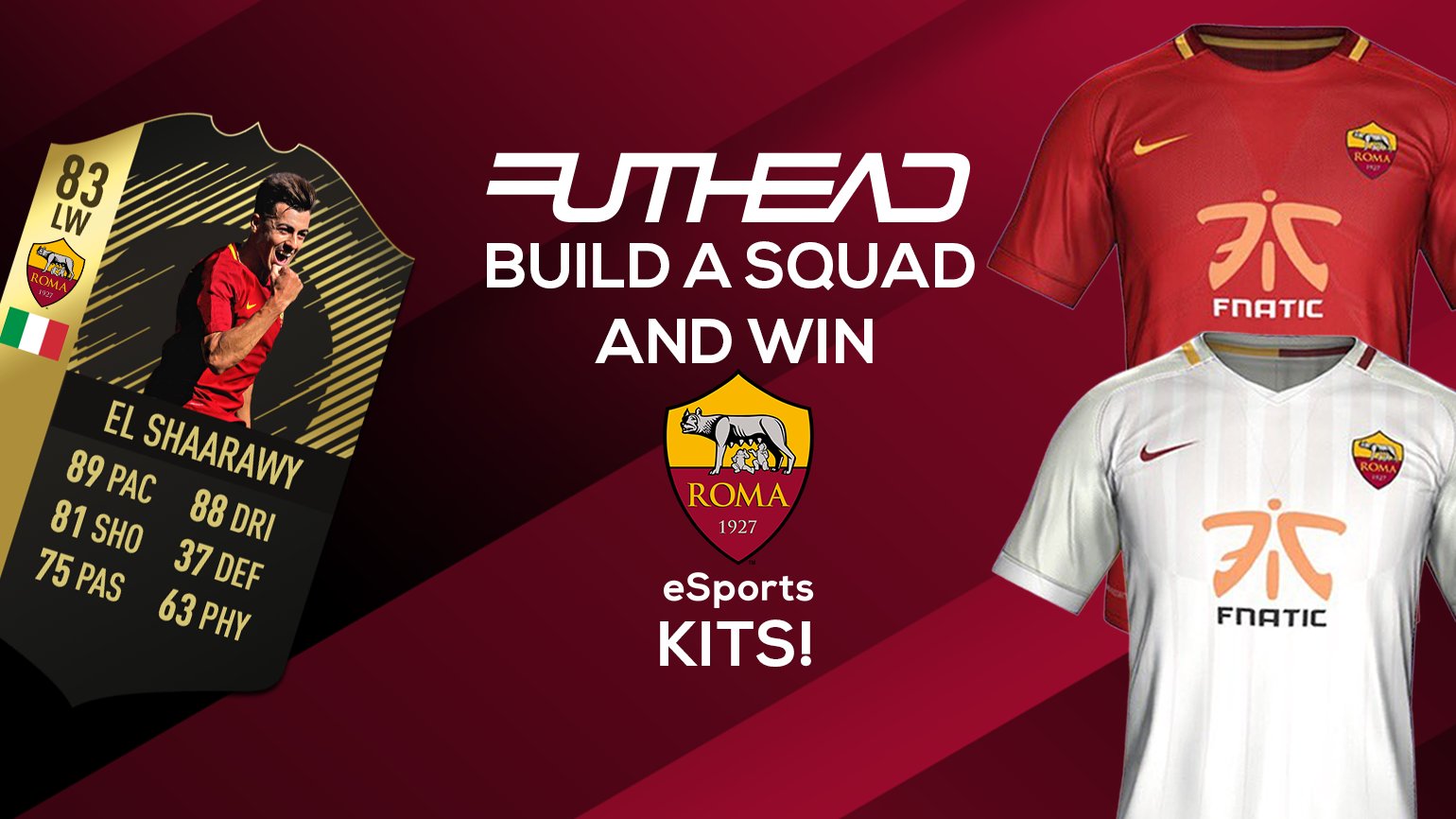 Win The Roma Esports Kits In Fifa 18 Ultimate Team Futhead News